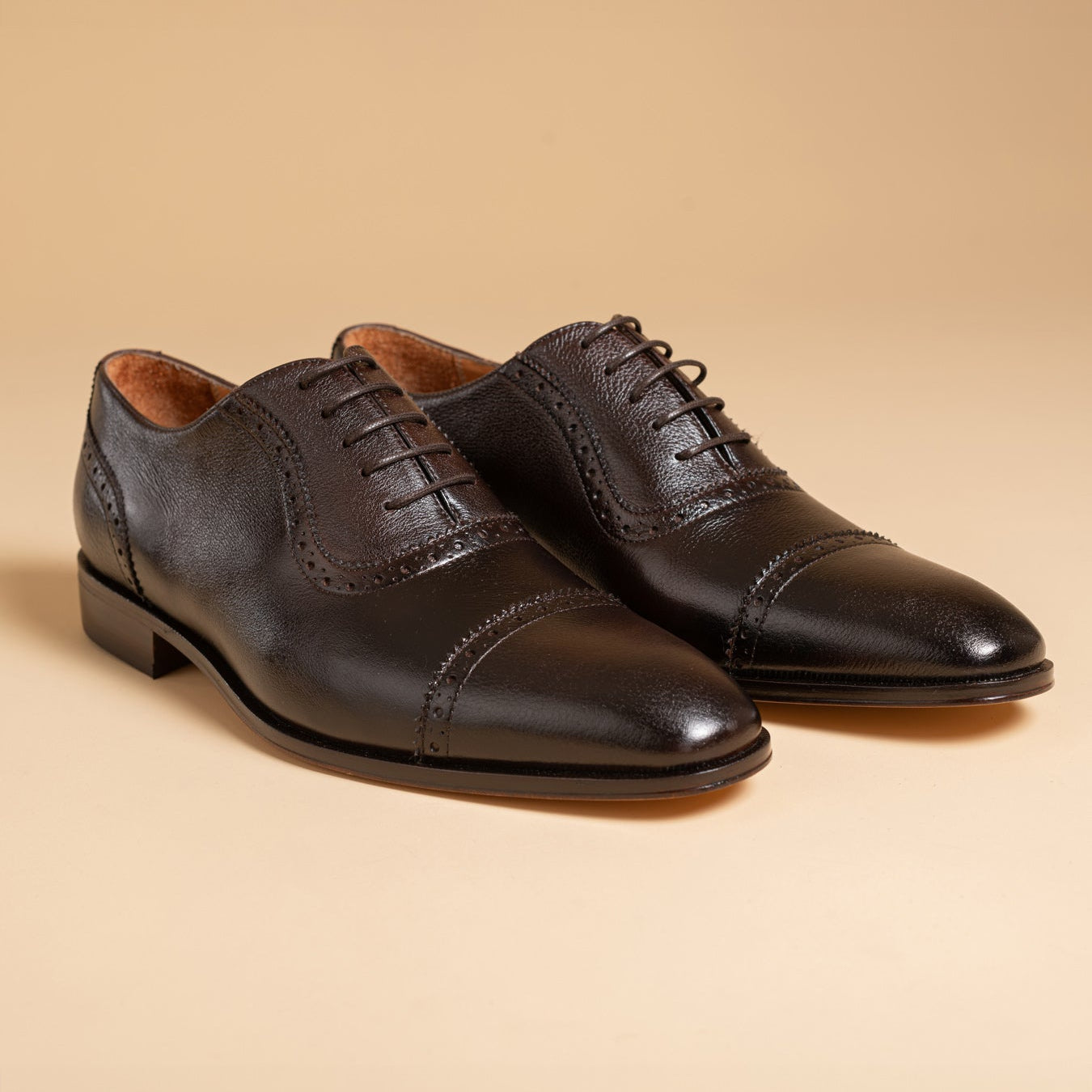 Handcrafted Leather Brogue Oxfords