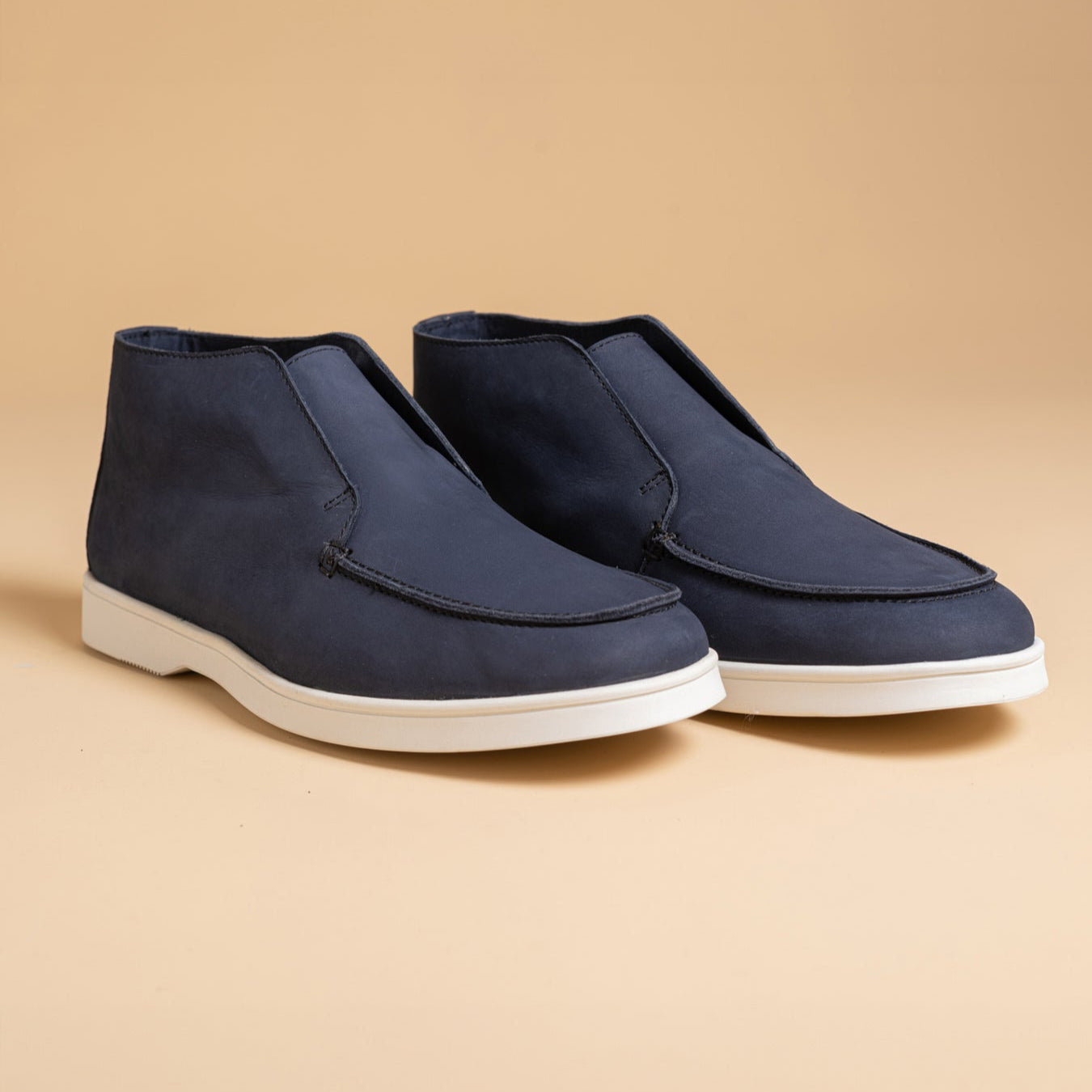 Handcrafted Leather Sneaker Boots for men