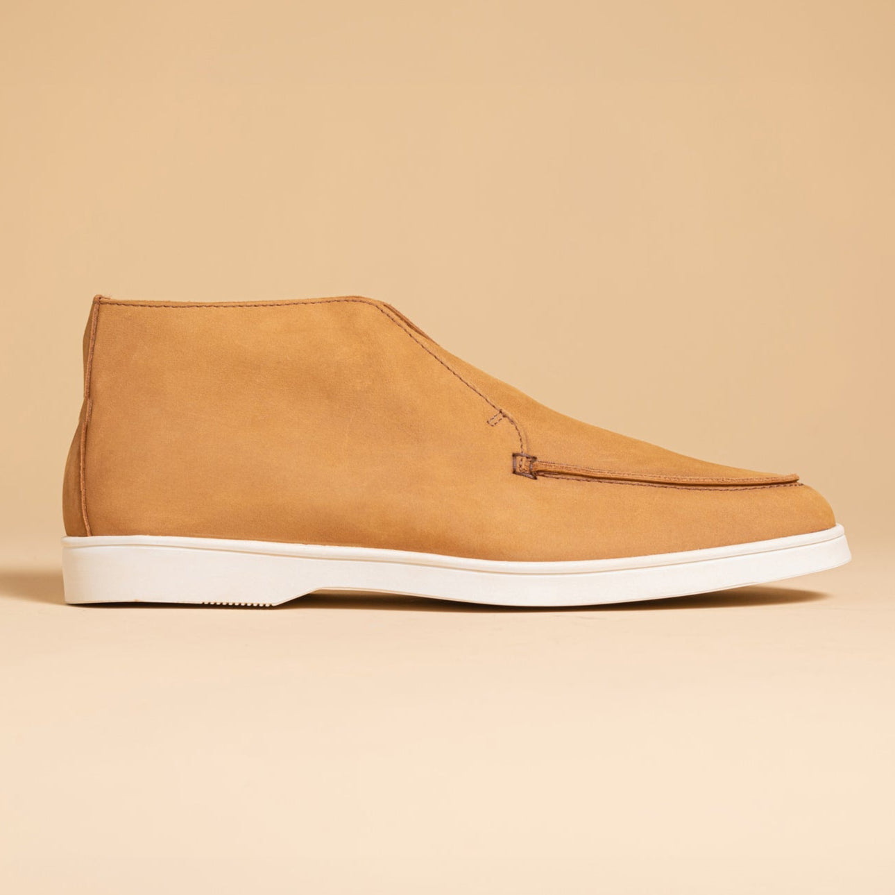 Camel Leather Modern Boot