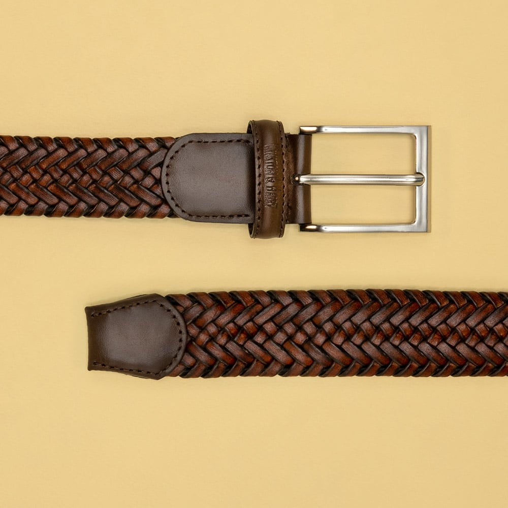 Reata Leather Belt 2146 — Elastic Design