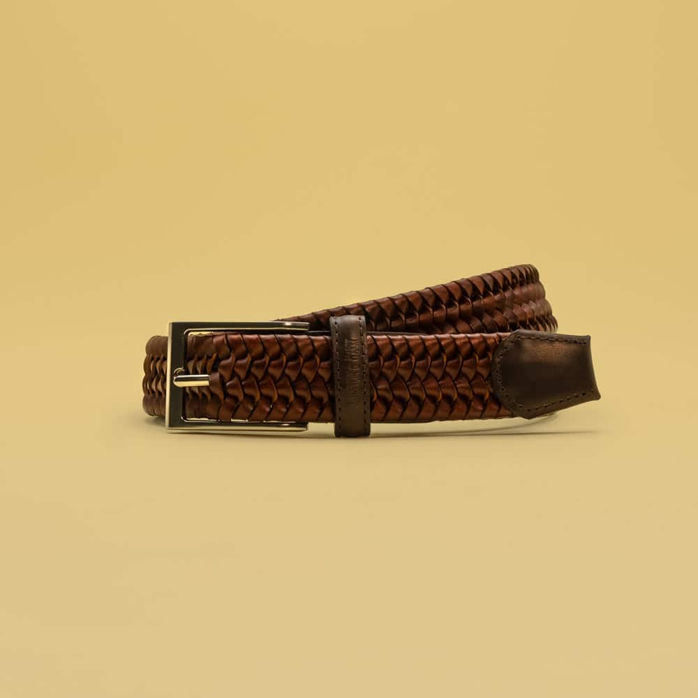 Reata Leather Belt 2142 — Elastic Design
