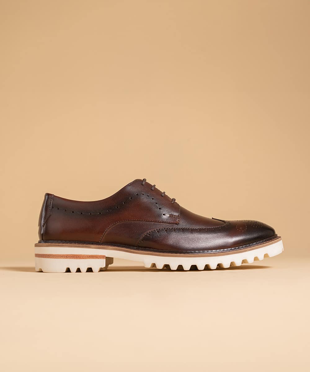 Frome II Derby Brogue — Wingtip Leather Shoe