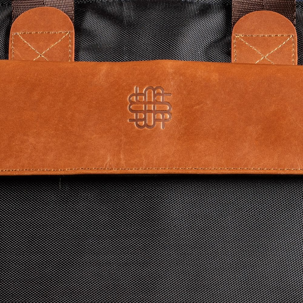 Regent Canvas Portfolio — Premium Leather Work Bag